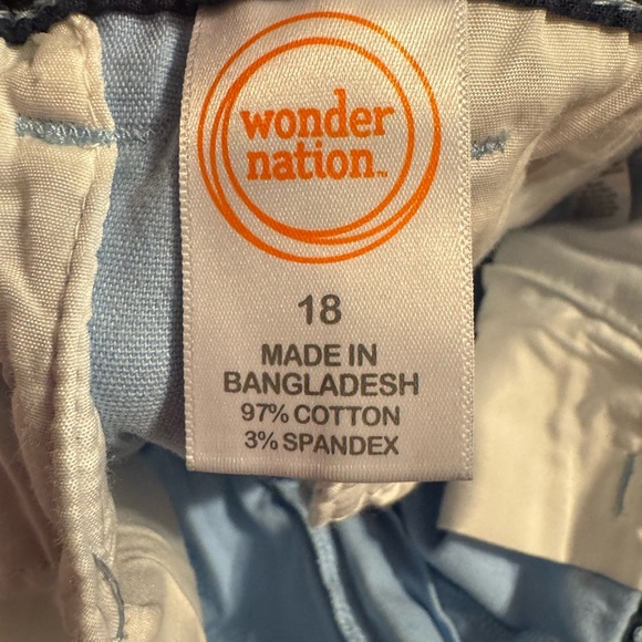 Set of 2 Boys Size 18 Dress Shorts: Gray & Light Blue - Picture 8 of 8